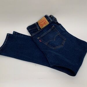 Levi's 505 Men's Jeans Size 38x30 Medium Wash Denim 5 Pocket Zip Up Blue Denim
